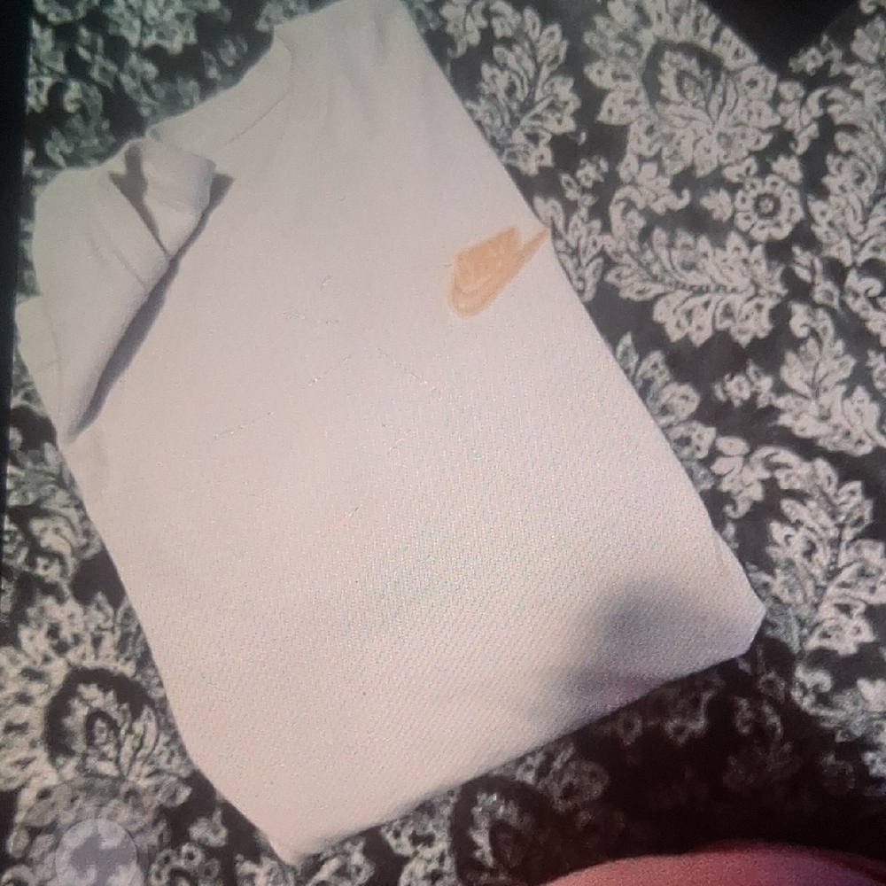 Nike Cream Tee with Subtle Logo
